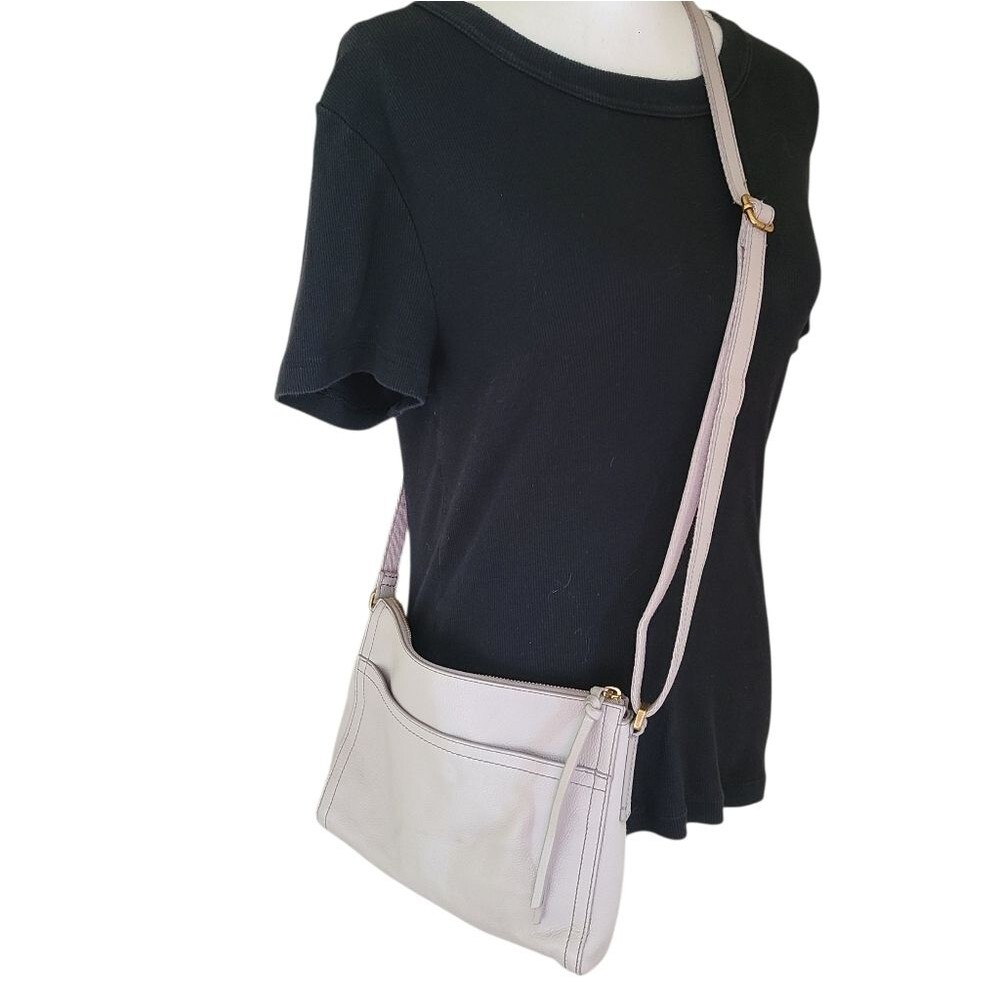 fossil emma 100% genuine leather crossbody bag purse